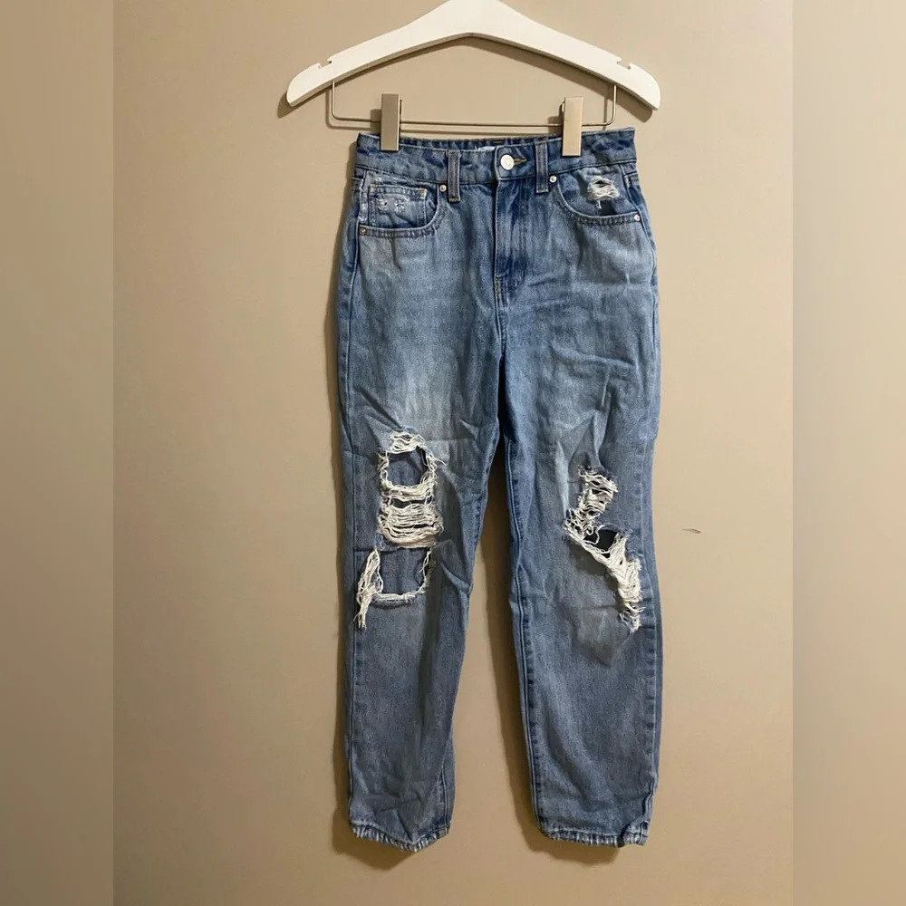 Bundle 2 pairs girls RSQ jeans size 14, distressed